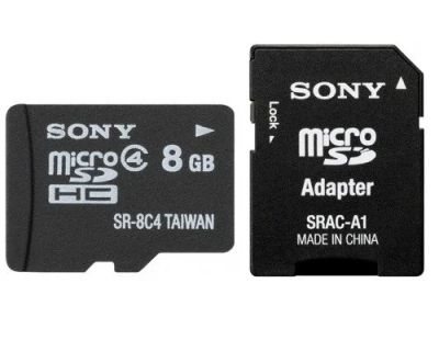 Лот: 3705848. Фото: 1. Карта памяти Sony microSDHC 8Gb... Карты памяти