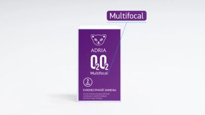 Лот: 25263362. Фото: 1. Контактные линзы Adria O2O2 Multifocal... Контактные линзы