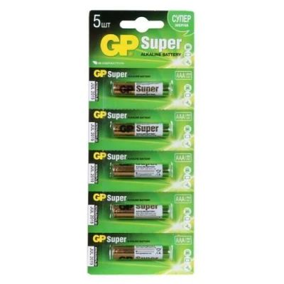 Лот: 22151211. Фото: 1. GP LR3 (BL-5) (60/600) SUPER ALKALINE. Батарейки, аккумуляторы, элементы питания