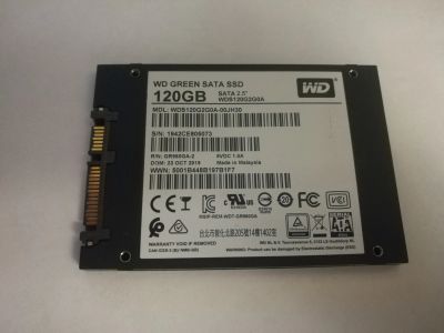 Лот: 16835027. Фото: 1. SSD WD Green WDS120G2G0A 120ГБ... SSD-накопители