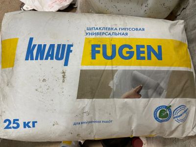 Лот: 21012394. Фото: 1. Шпаклевка гипсовая Knauf. Смеси, шпатлевки, цемент