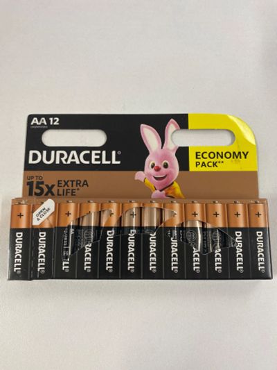 Лот: 25745486. Фото: 1. Батарейки Duracell AA. Батарейки, аккумуляторы, элементы питания