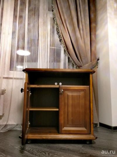 Лот: 12788031. Фото: 1. Тумба-комод из массива темный... Комоды