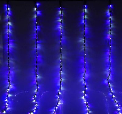Лот: 16903354. Фото: 1. Гирлянда "Водопад", 2х2 м LED-400-220V... Гирлянды, шарики, новогодние аксессуары