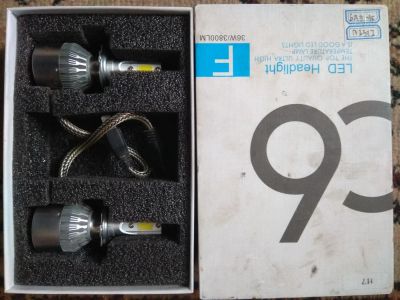 Лот: 11139656. Фото: 1. LED лампы H7 36w 3800lm. Оптика и освещение