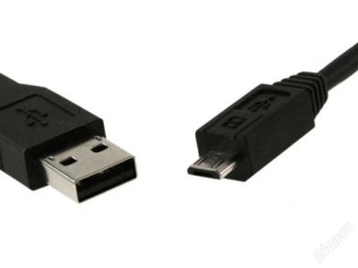 Лот: 1714282. Фото: 1. Переходник USB - microUSB 1,8... Шлейфы, кабели, переходники