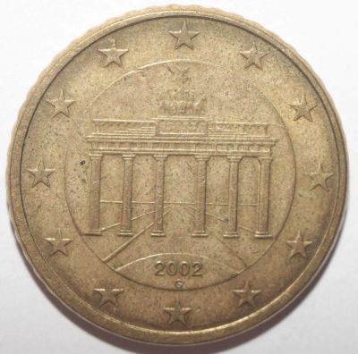 Лот: 8649381. Фото: 1. 50 евроцентов 2002 год. Германия... Германия и Австрия