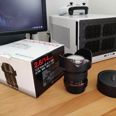 Лот: 15832238. Фото: 1. Объектив Samyang 14mm f/2.8 ED... Объективы