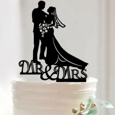 Лот: 9763761. Фото: 1. Топпер для торта "Жених и Невеста... Свадебная атрибутика и декор