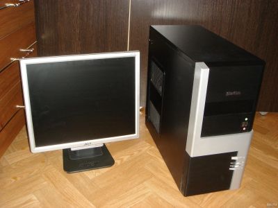 Лот: 18139544. Фото: 1. ПК с монитором / x5260 2 х 3.7GHz... Компьютеры в сборе