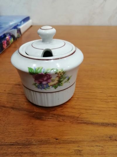 Лот: 25649410. Фото: 1. Горчичница, made in D. P. R. K... Предметы интерьера и быта