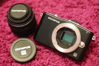 Лот: 4601308. Фото: 1. Почти даром! Olympus PEN-PM1... Цифровые беззеркальные со сменной оптикой
