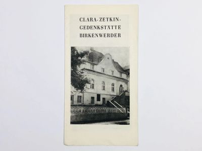 Лот: 23295451. Фото: 1. Clara-Zetkin-Gedenkastatte Birkenwerder... Другое (искусство, культура)