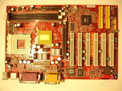 Лот: 238184. Фото: 1. MSI MS-6593 K7T266 Pro2-U SocketA... Материнские платы