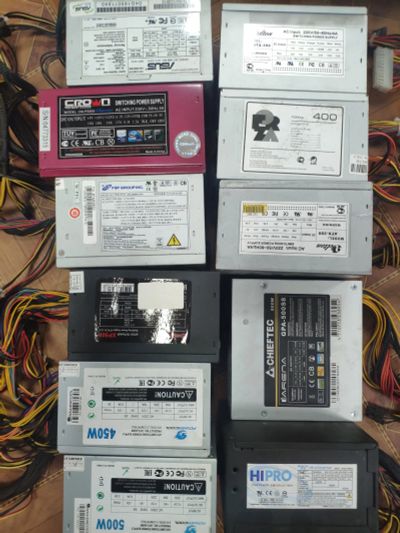 Лот: 24865839. Фото: 1. Блок питания ATX 11шт не работают. Корпуса, блоки питания