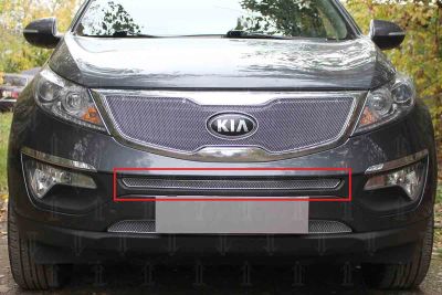 Лот: 7667845. Фото: 1. Защитная сетка радиатора KIA Sportage... Другое (оснащение, оборудование, аксессуары)