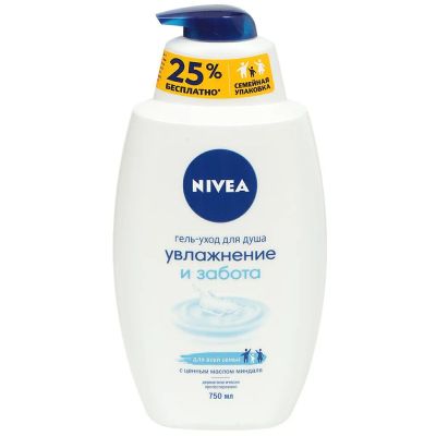 Лот: 24306182. Фото: 1. Гель для душа Nivea, Увлажнение... Уход за телом