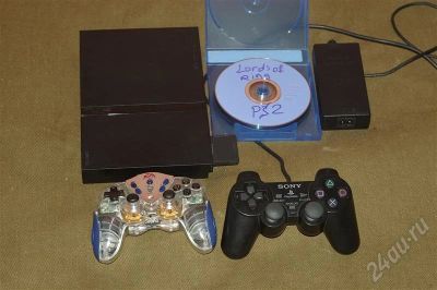 Лот: 252190. Фото: 1. Sony Playstation 2 Slim чипованная. Игровые приставки, консоли