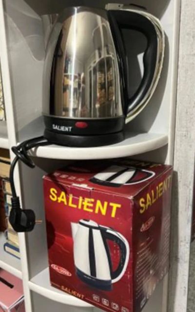 Лот: 22224673. Фото: 1. 🍵 Чайник Salient 2 л 1800 W новый... Чайники, кофемашины, кулеры