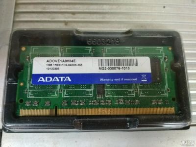 Лот: 10305972. Фото: 1. Оперативная память 1gb ddr2 ноутбук. Оперативная память