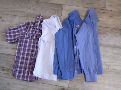 Лот: 18666477. Фото: 1. Вещи пакетом на мальчика рост... Рубашки, блузки, водолазки