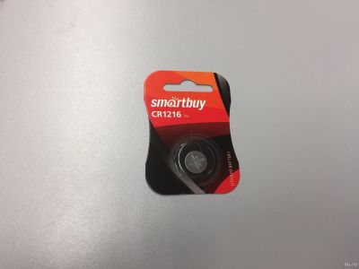 Лот: 13362019. Фото: 1. Батарейка Smartbuy CR1216 (SBBL-1216-1B... Батарейки, аккумуляторы, элементы питания