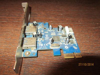 Лот: 4982729. Фото: 1. Плата расширения с USB планкой... Платы расширения, контроллеры, доп. порты