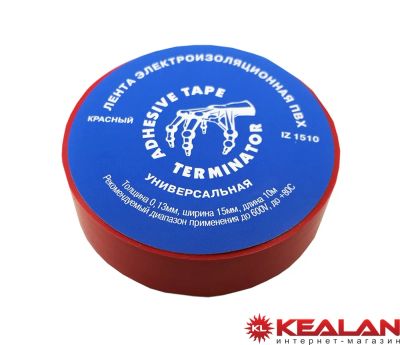 Лот: 8641657. Фото: 1. Terminator IZ 1510R изолента красная... Другое (инструмент и расходные)