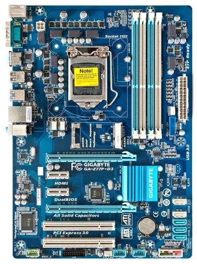 Лот: 17109963. Фото: 1. Отличная плата под LGA 1155: Gigabyte... Материнские платы