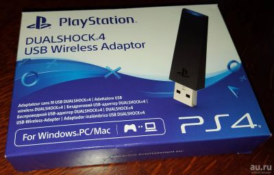 Лот: 13075885. Фото: 1. dualshock 4 usb wireless adaptor. Платы расширения, контроллеры, доп. порты