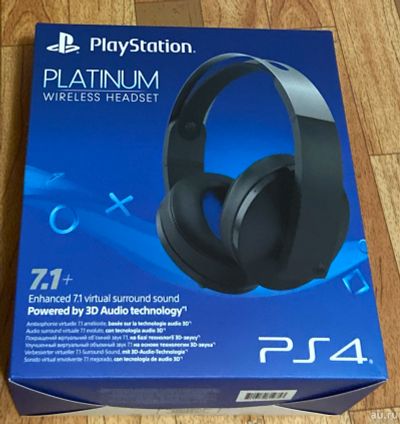 Лот: 15518438. Фото: 1. Наушники ps4 platinum. Аксессуары для игровых приставок, консолей, геймпады