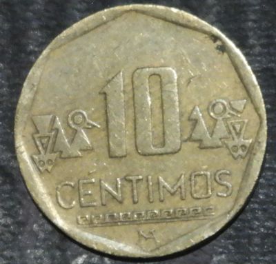 Лот: 19962808. Фото: 1. Экзотика с рубля (20958) Перу. Америка