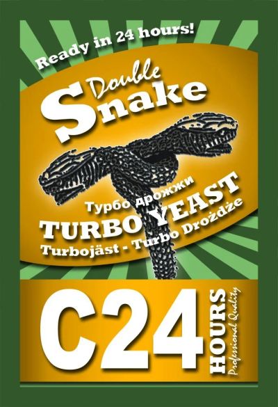 Лот: 11110397. Фото: 1. Турбо дрожжи DoubleSnake C24... Дистилляторы бытовые и комплектующие