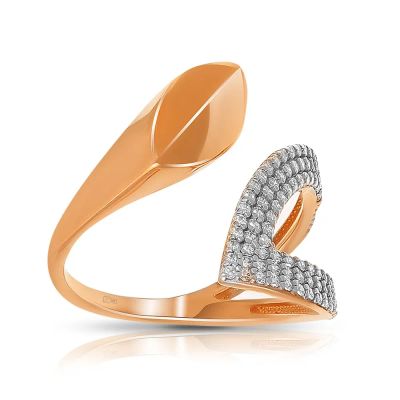 Лот: 23800614. Фото: 1. Кольцо TALANT из золота с фианитами. Кольца, перстни