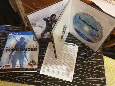 Лот: 16364233. Фото: 1. Rise of the Tomb Raider PS4. Стилбук... Игры для консолей