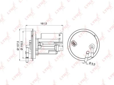Лот: 13357303. Фото: 1. Lynx LF-977M Топливный фильтр. Расходные материалы