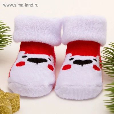 Лот: 12725073. Фото: 1. Носки детские махровые Крошка... Гирлянды, шарики, новогодние аксессуары