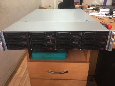 Лот: 13942556. Фото: 1. Сервер Supermicro 2U (X9DRI-LN4F... Серверы RackMount