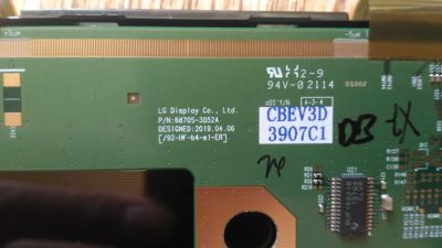 Лот: 20629152. Фото: 1. T-con 6870S-3052A panel LM270WF9... Запчасти для телевизоров, видеотехники, аудиотехники