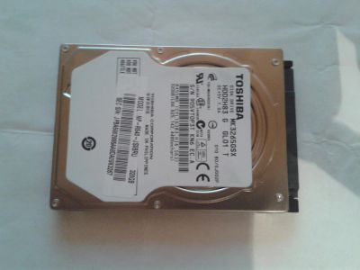 Лот: 4608037. Фото: 1. HDD Toshiba MK3265GSX 2,5 320Gb. Жёсткие диски (HDD)