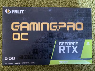 Лот: 19268420. Фото: 1. Palit GeForce RTX 2060 6gb Gaming... Видеокарты