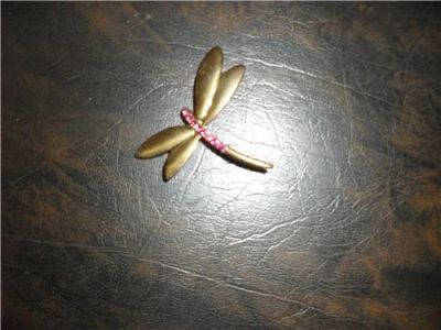 Лот: 4372695. Фото: 1. брошь стрекоза. Броши