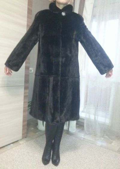 Лот: 4459238. Фото: 1. Норковая шуба. Размер 46. Производство... Верхняя одежда