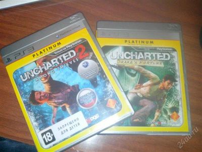 Лот: 2548722. Фото: 1. Игра Uncharted 1, 2 (PlayStation... Игры для консолей