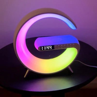 Лот: 22144257. Фото: 1. Беспроводное ЗУ SMART LIGHT SOUND... Зарядные устройства, блоки питания, адаптеры сетевые для смартфонов