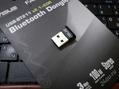 Лот: 2352864. Фото: 1. asus usb-bt211 bluetooth адаптер... WiFi, Bluetooth адаптеры