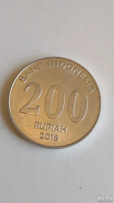 Лот: 15648791. Фото: 1. Индонезия 200 рупий с рубля (1... Азия