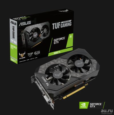 Лот: 18168285. Фото: 1. Asus TUF Gaming GeForce GTX 1660... Видеокарты