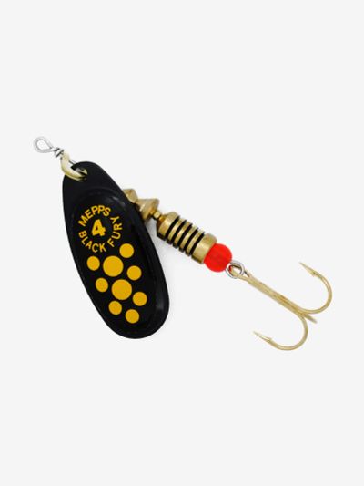 Лот: 25683560. Фото: 1. Блесна Mepps BLACK FURY JAUNE... Другое (спортивная одежда)
