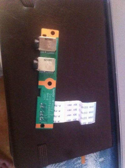 Лот: 9131385. Фото: 1. DA00P6AB6D0 Планка аудио HP Compaq... Шлейфы, кабели, переходники